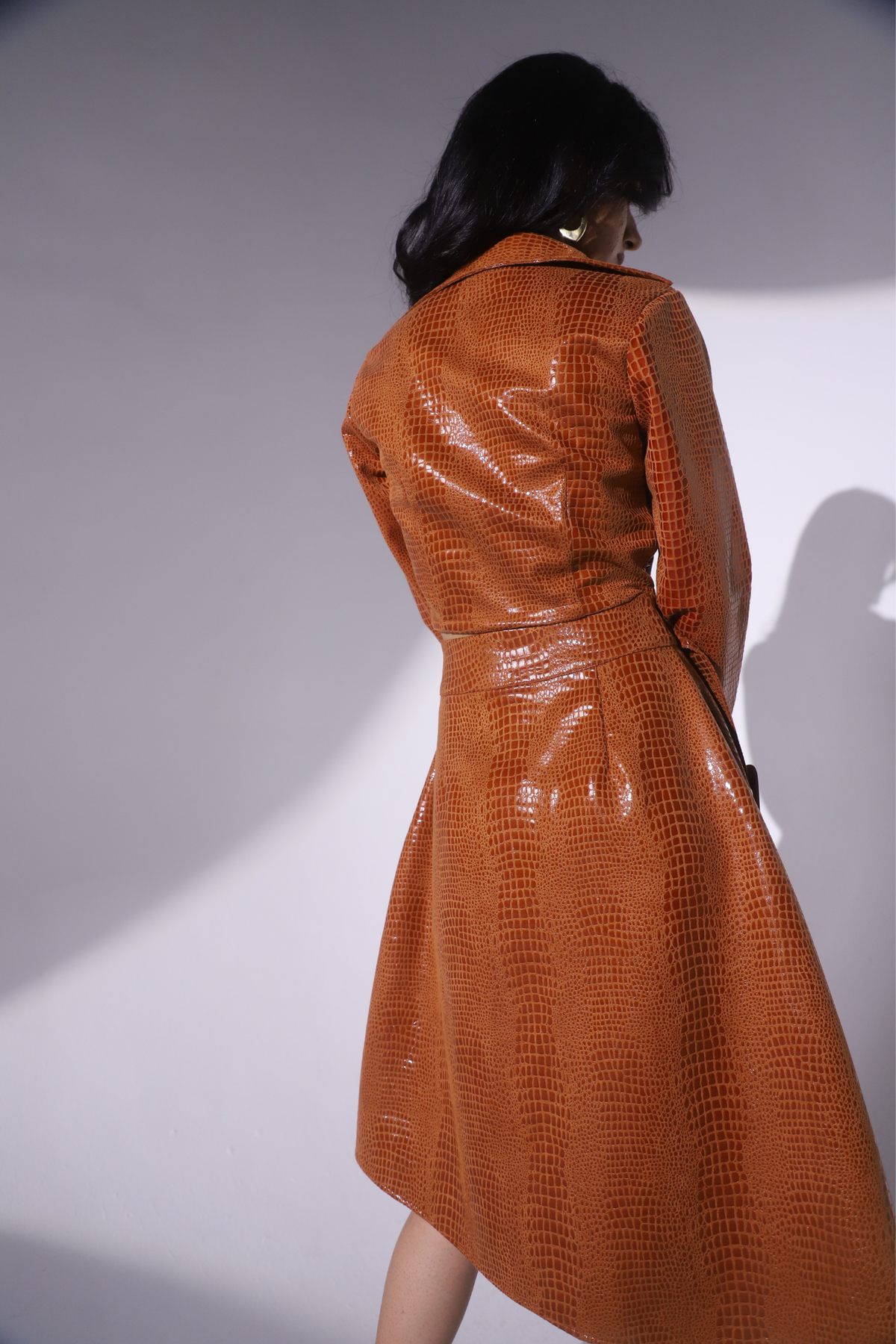 Faux Leather Skirt