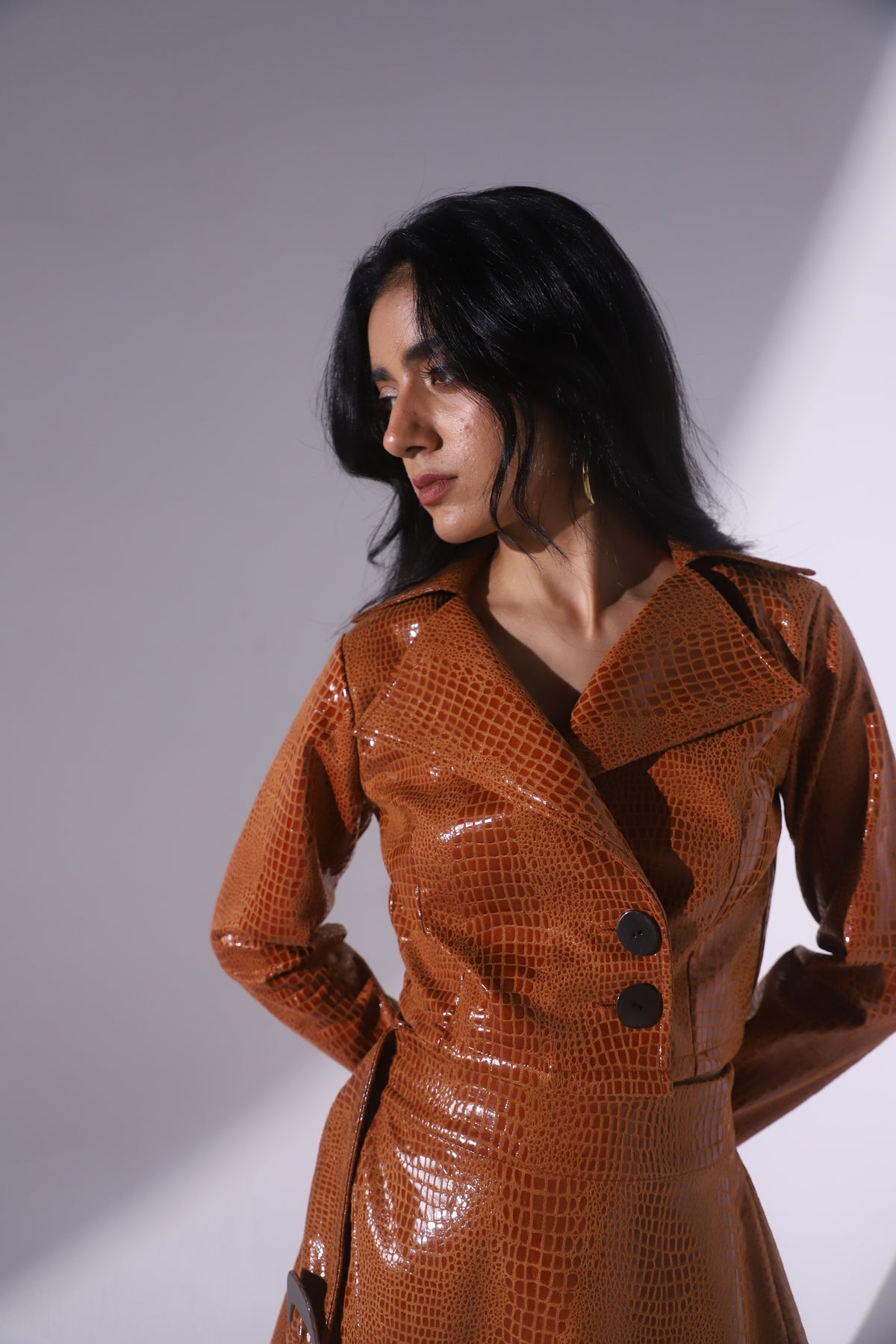 Faux Leather Jacket
