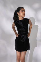 Floral Velvet Dress