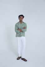 Green Block Shirt