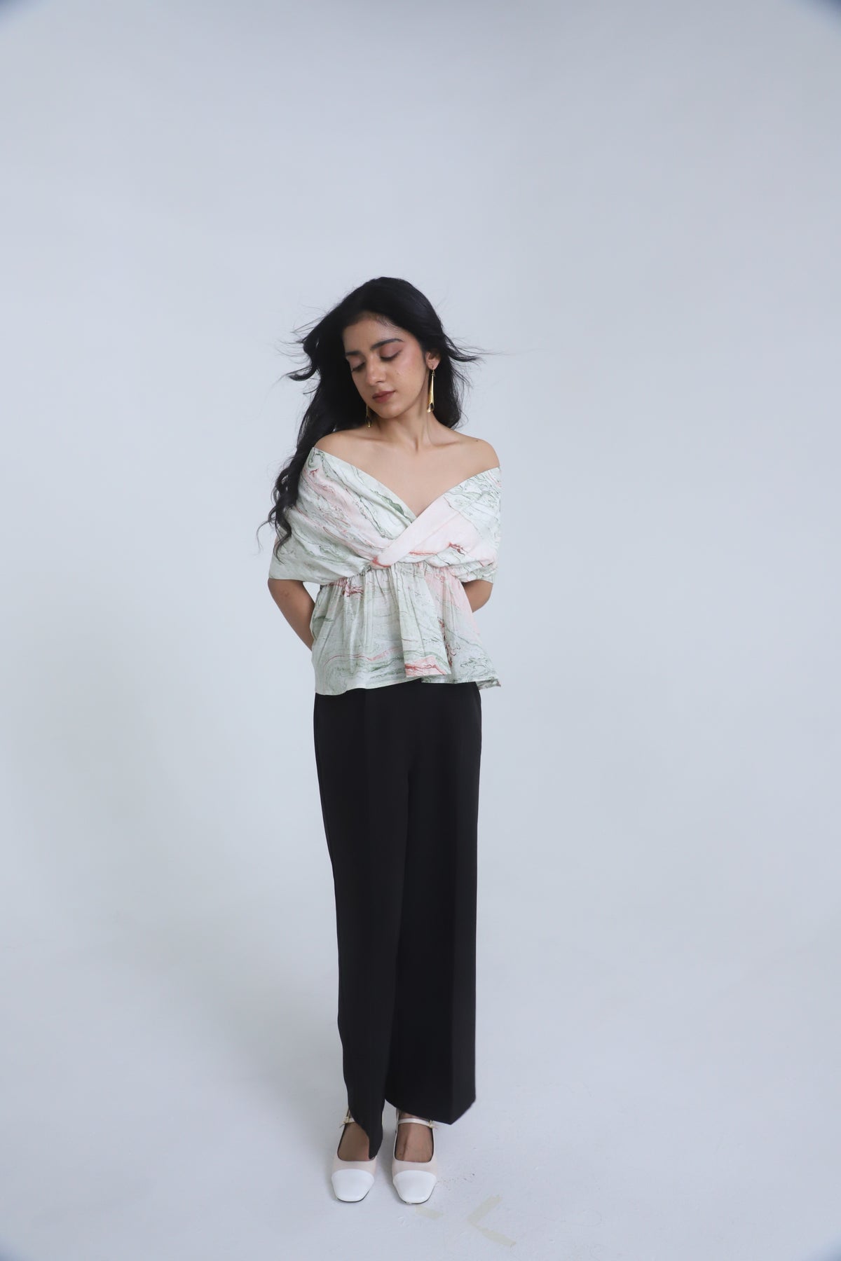 Black Retro Pants